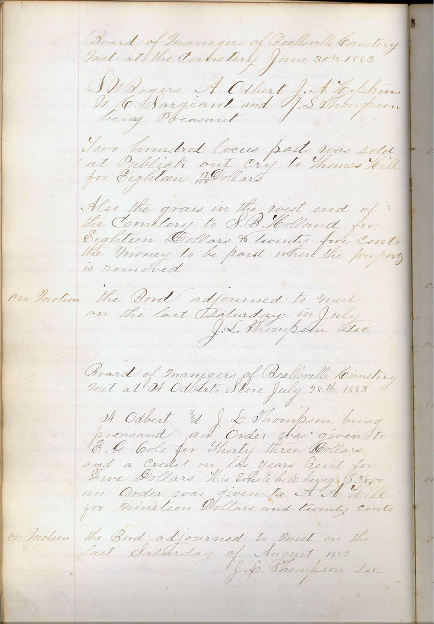 minute book